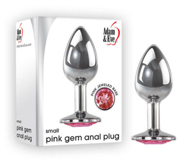 Adam & Eve Pink Gem Anal Plug - Small